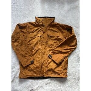 Columbia Titanium Interchange Jacket Men’s Large Mustard  Ski Shell Omni-Tech